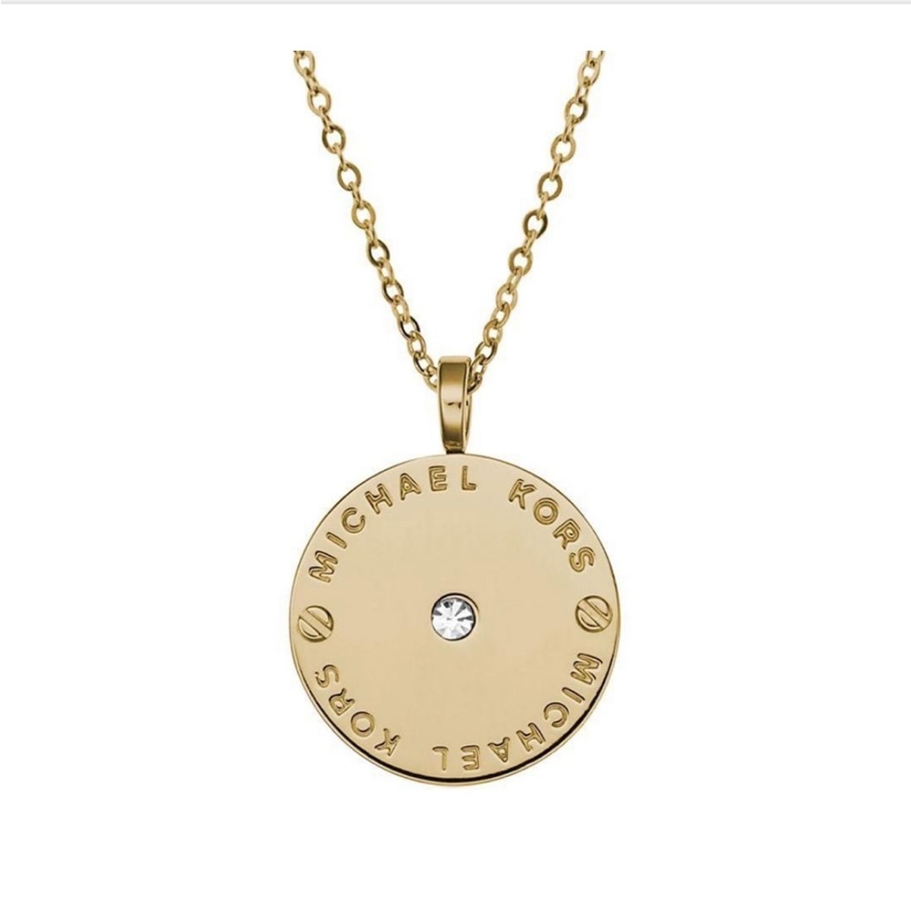 BRAND NEW Michael Kors gold necklace